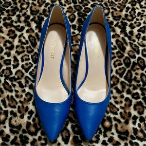 🎉HP🎉 Nine West Patent Margot Pumps Blue